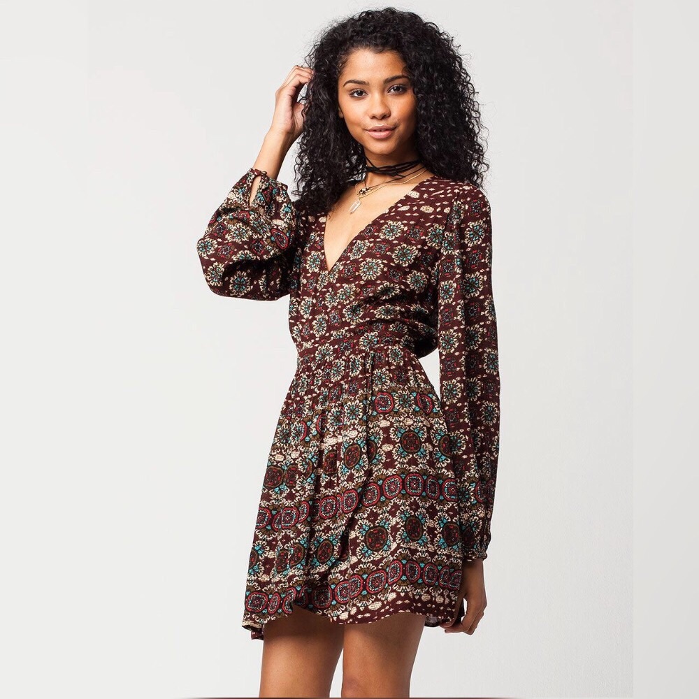 Patrons Of Peace Wrap Front Dress✨